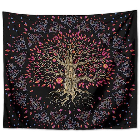 Altar Cloth Zodiac Häxkonst Alter Tarot Spread Top Cloth Wiccan Square Spirituell Helig Duk 51 X 59 Tum