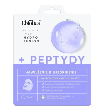 L'Biotica PHF Peptider Fukt & Fasthet Hydrogel Ansiktsmask