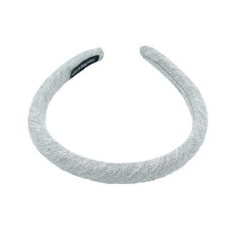 Complement Diadem 2 Cm Jersey Hårband Dam Grå