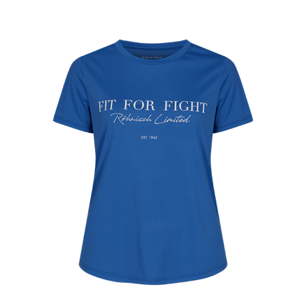 Röhnisch Team Logo Tee, Retro Blue