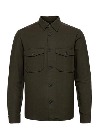 Onsmilo Ls Solid Overshirt Skjorte Uformell Grønn ONLY & SONS
