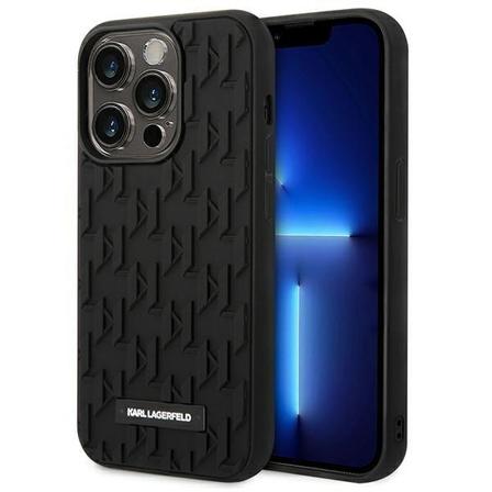Karl Lagerfeld Iphone 14 Pro Max Skal 3d Monogram - Svart