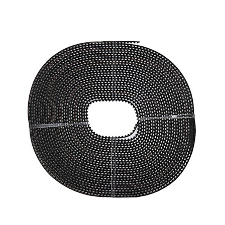 3D-printer tilbehør 2GT tandrem 6mm bredde gummisynkronrem (sort 5m)