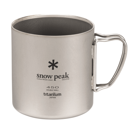 Snow Peak Recycled Titanium Double Wall 450 Metall