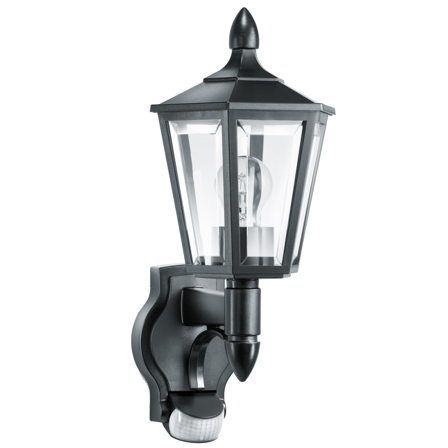 Steinel 617813 Veggarmatur 60 W, sensor, L15, IP44 Svart, Belysning