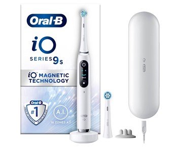 Oral-B iO9s White Alabaster - Eltandborste iO9 med 3D-tandspårning och trycksensor
