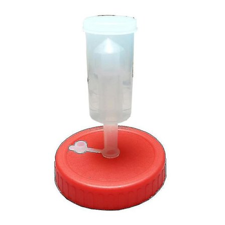 Gæringslåg med envejs udluftningsventiler Gæringslågsæt til bredmundede glas 86mm Køkkentilbehør Red- Aespa