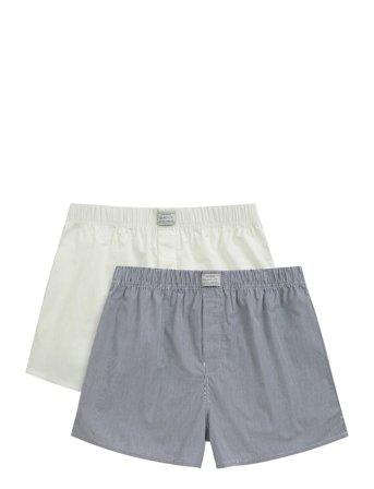 GANT | Stripe And Solid Boxer Shorts 2-P | XXL