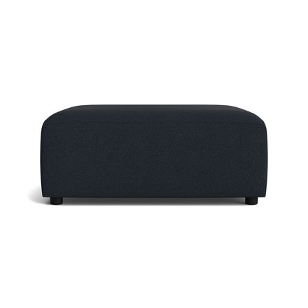 Como Puf - Loop Mørkeblå - 102x92x42cm - Håndlavet & Elegant Fodstøtte/Siddeplads - Perfekt til Como Sofa Serien - Mørkeblå