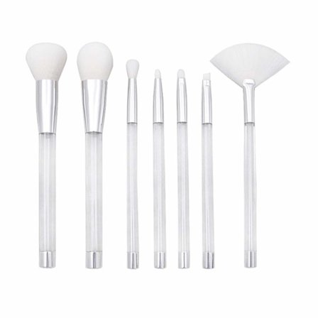 7 st glitter makeup borstar set DIY kvicksand handtag makeup borste för foundation puder concealer rouge med tom handtag sand borstar(stil 9)