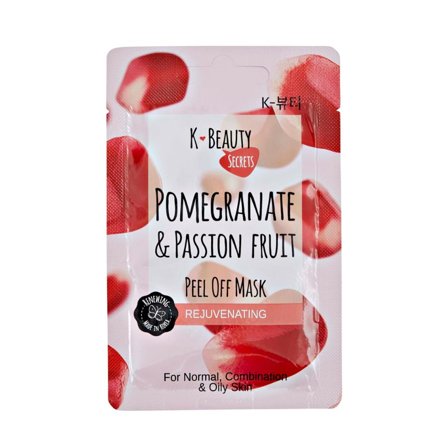 K Beauty Secrets Beauty Pomegranate and Passion Fruit Peel Off Mask
