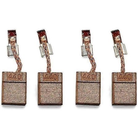 4 stk. Passer til Makita CB-440 kullbørste, Kompatibel med Makita BDF 452 RFE, BHP 440 RFE, BDF 458 DDF458Z, DF458D, DDF458RFE [db]