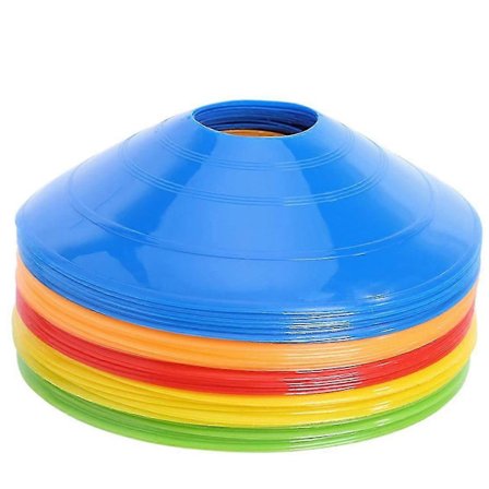 25 stk Markører - Treningskjegler Agility Fotballkjegler For Trening, Fotball