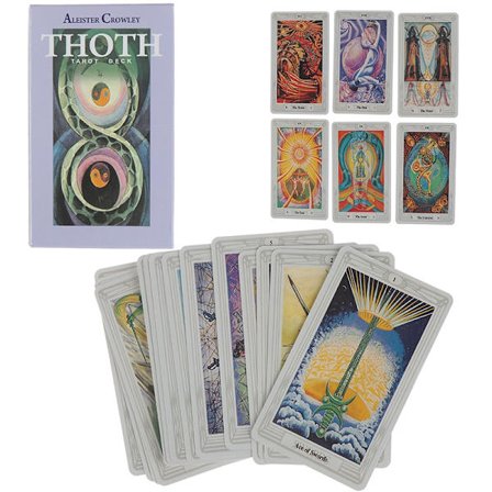 78 kort egyptisk mytologi Aleister Crowley Thoth Tarot - Perfekt