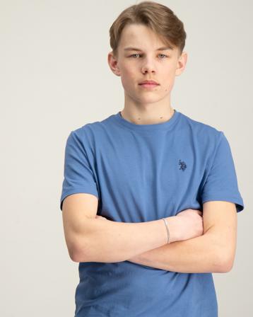 U.S. Polo Assn. DHM Tshirt Blau T-Shirts Jungen - Kidsbrandstore