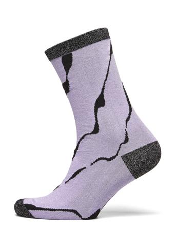 Slfvida Sock B Patterned Selected Femme