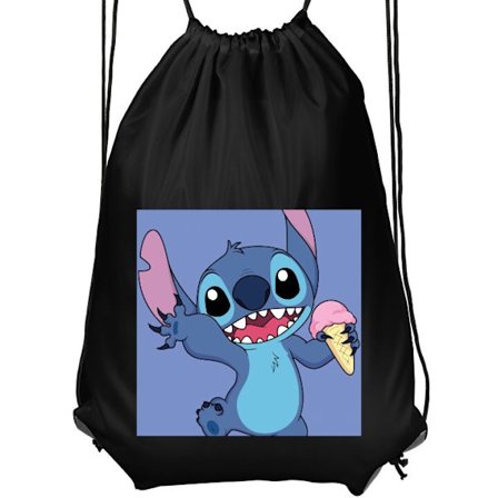 Gymnastiktaske til børn | Komfortabel og praktisk Stitch sort børn sort