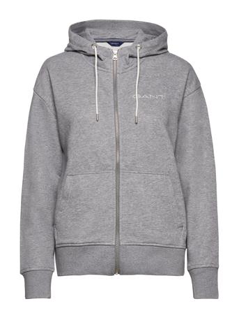 D1. 13 Stripes Full Zip Hoodie Huppari Harmaa GANT