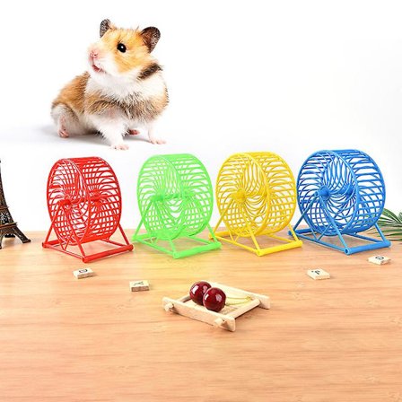 Leksaker för sällskapsdvärghamstrar, springhjul för jogging och sport, djurtillbehör [YJD]