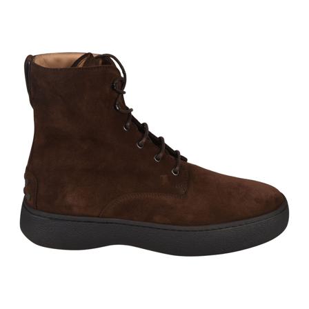 Tod's, Lace-up Boots Bruin, Heren, Maat:40 EU
