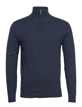Sweaters Knitwear Half Zip Pullover Blå Esprit Casual