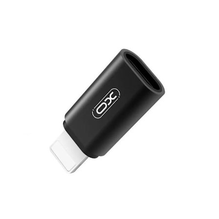 XO Apple Lightning till Micro-USB-adapter - Svart Svart