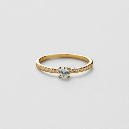 Tindra Ring - 18K VERGOLDETES STERLINGSILBER