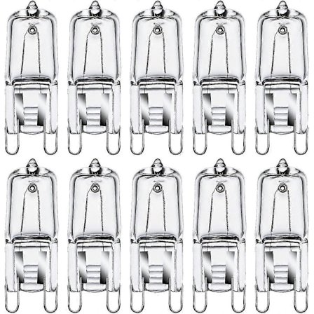 G9 Halogenpærer G9 35w G9 Kapselpærer 230v 2800k Varmhvit Dimbar 10 Pakning