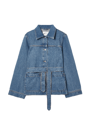 Carin Wester Jeansjacka med knytband YVIS Jackor Blå 44