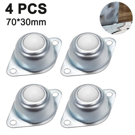 Små kulehjul Heavy Duty Transportbånd Rulle 4stk Kulehjul(1 tomme)