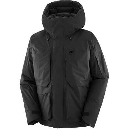 Salomon - Skaljacka unisex Outlife Waterproof Down - Deep Black