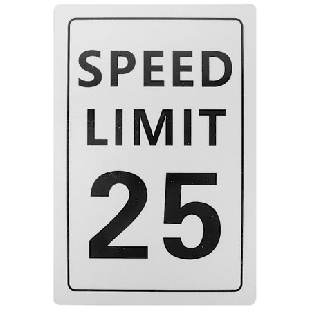 Nopeusrajoituskyltti Sääsuojattu Liikennevaroituskyltti Ajorata Kyltti Varoitus Tieliikennekyltti Turvakyltti