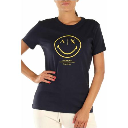 Armani Exchange T-Shirts Blå, Dame