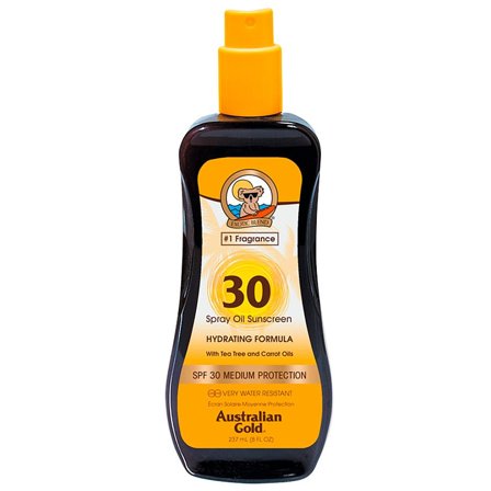 Australian Gold Carrot Oil Spray SPF 30 237 ml, Skincare, Solcreme, Solcreme Til Ansigtet