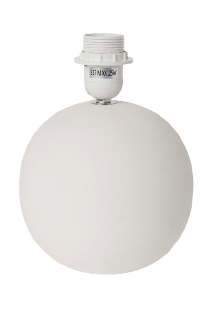 Åhléns Home Lampfot i keramik HANNA Belysning Beige ONESIZE