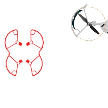 Propelbeskyttelse propelbeskytter propeldæksel DJI Mini 3 Pro