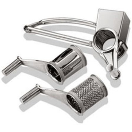 Tellier Roterende rivejern med 3 tromler i rustfrit stål | KitchenOne