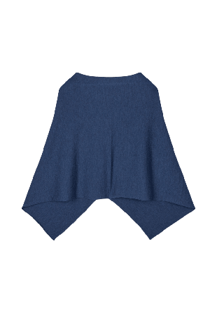 Sibin Linnebjerg PARIS PONCHO Halsdukar & scarves Dam Blå ONESIZE