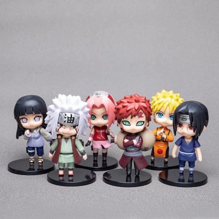Anime Andra Generationens Naruto Figur Q Version Pvc Figurer Toy
