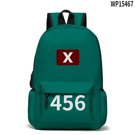 Squid Game ryggsäck student skolväska