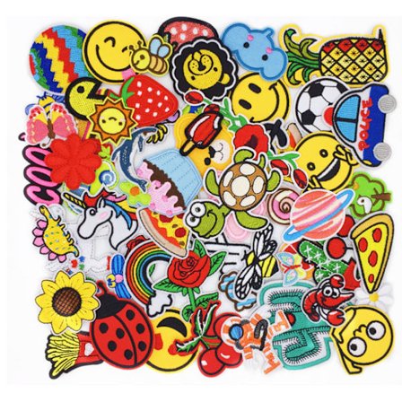 60 Strygejernslapper - Børne- og Kategori A Stof Strygejernslapper