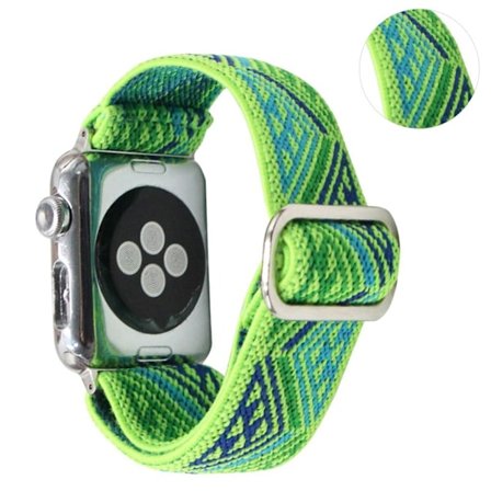Apple Watch Series 6 / 5 40mm woven style pattern watch band - Green