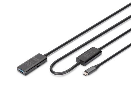 Digitus USB-C/USB-A 5G EXTENS CABLE 10M 5G USB 3.2 GEN1