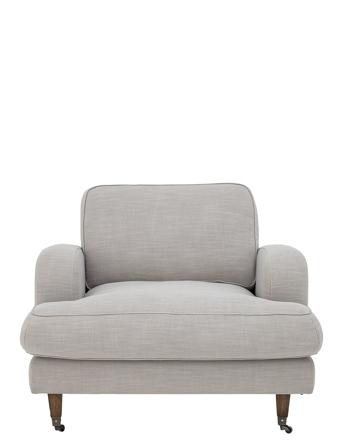 Augusta Lounge Chair Home Furniture Chairs & Stools Armchairs Grey Bloomingville