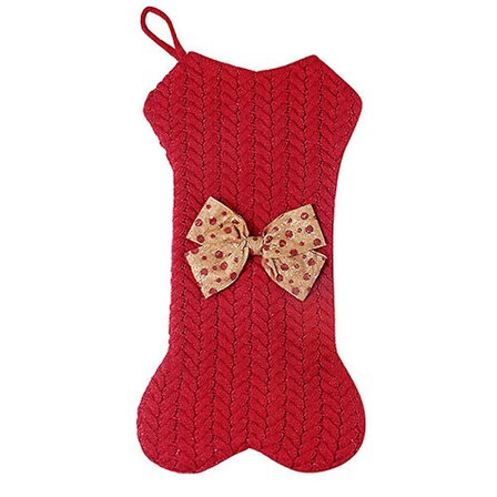 Strømper, pyntegenstande til familiejulepyntposer - 26 (rød)