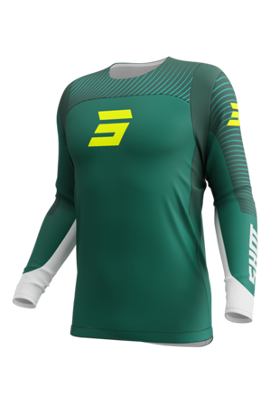 Bluza Cross Shot Contact GP 26 Zielony/Neonowy Żółty S