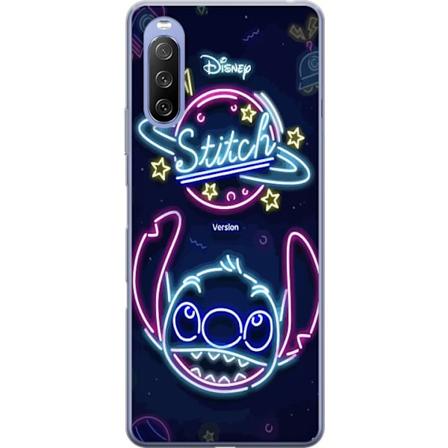 Sony Xperia 10 III Gjennomsiktig deksel Stitch Neon