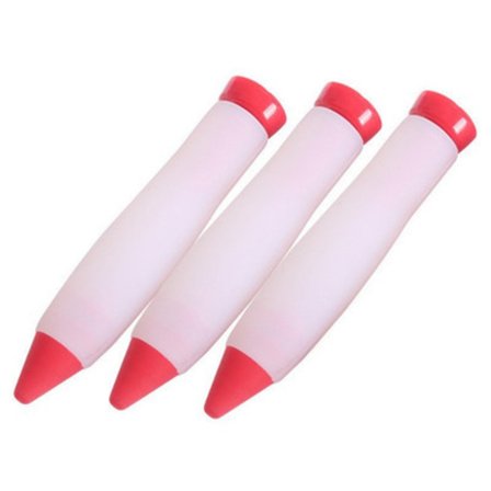 3 st bakning tårta bakverk choklad piping dekorations pennor