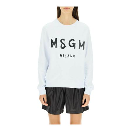 Msgm Sweatshirts vit, Dam, Dam, Storlek: L
