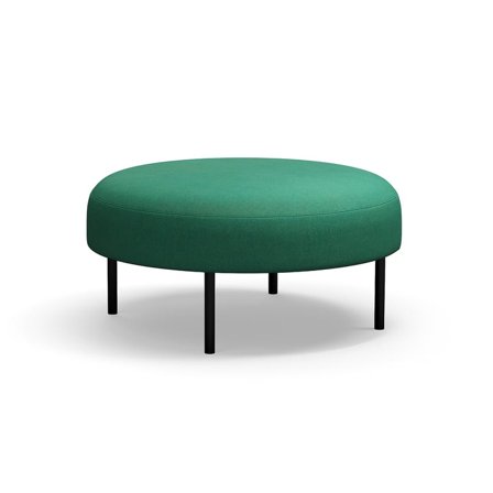 Hocker, VARIETY, Ø 900mm. Stoff Blues CSII, grün-türkis